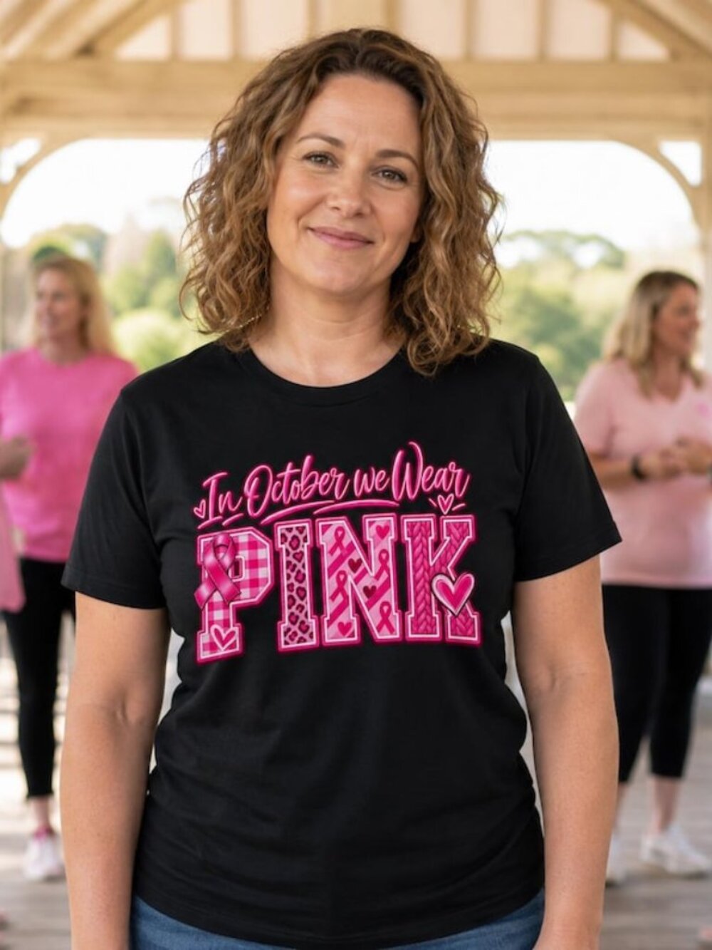 In October We Wear Pink Tshirt